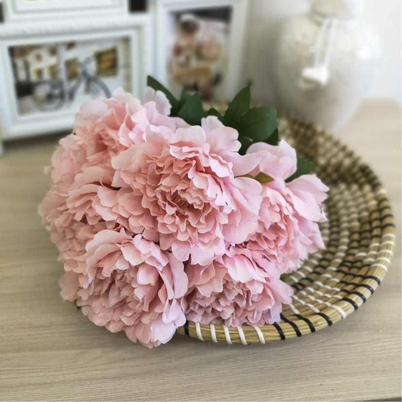 Искусственные цветы в Екатеринбурге | Цветы искусственные «Пионы», розовые, букет