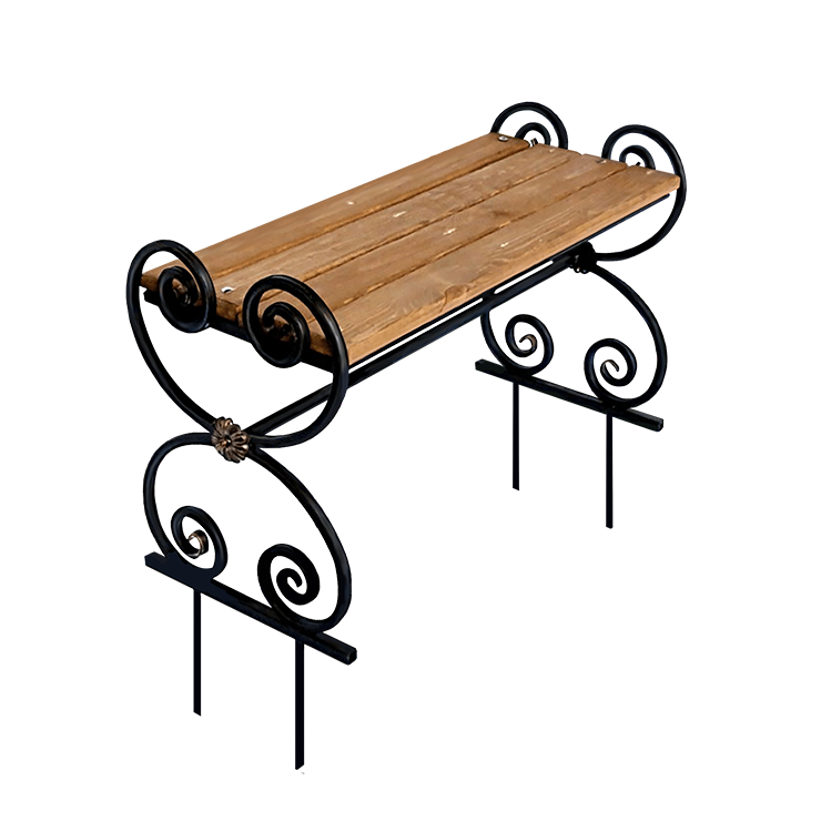 Кованые изделия в Екатеринбурге | Кованая скамейка СТ.001