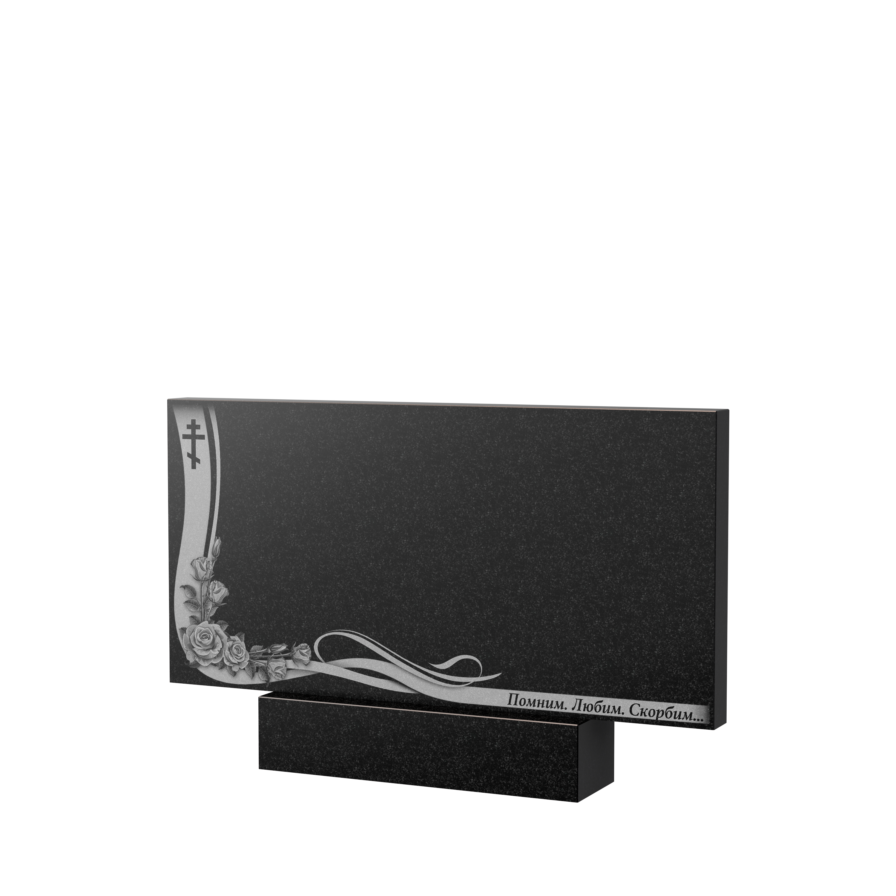 Художественное оформление памятника в Екатеринбурге | Художественное оформление на гранитную стелу, рисунок ГХО-004