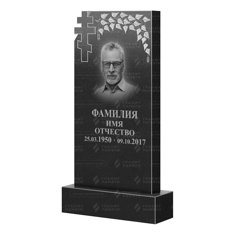 Памятники из гранита с деревом в Екатеринбурге | Гранитный памятник ФГ-202