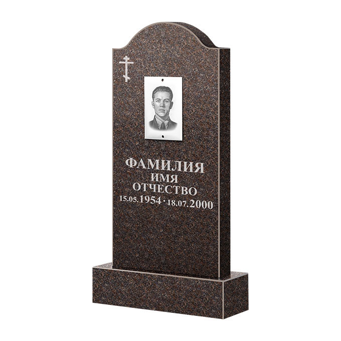 Памятники из цветного гранита в Екатеринбурге | Памятник из гранита Карел Brown ФГЦ-012