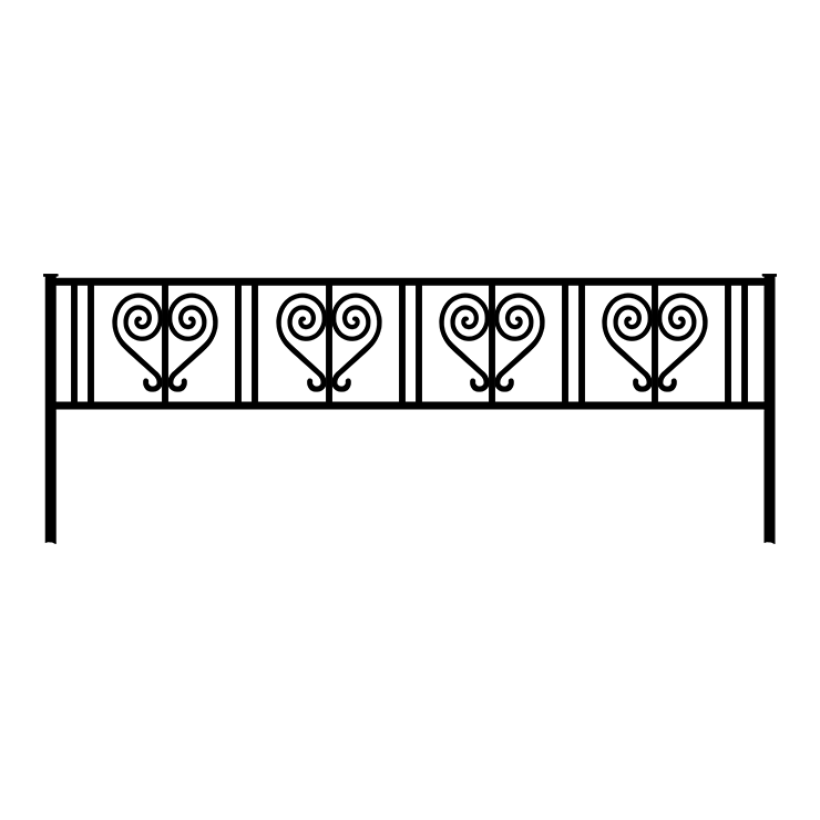 Кованые изделия в Екатеринбурге | Кованая оградка ОГ.005