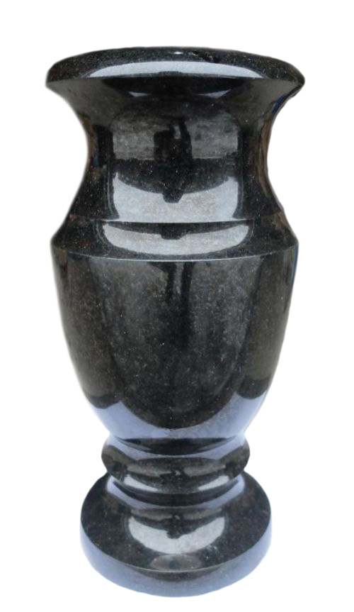 Вазы из камня в Екатеринбурге | Ваза гранитная «Габбро 40»