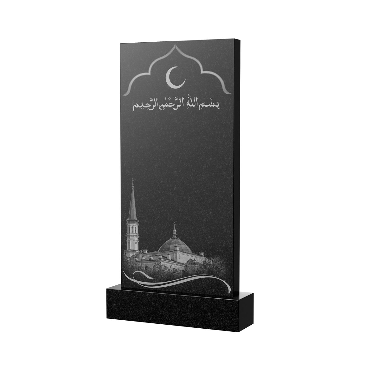 Художественное оформление памятника в Екатеринбурге | Художественное оформление на гранитную стелу, рисунок ВХО-037