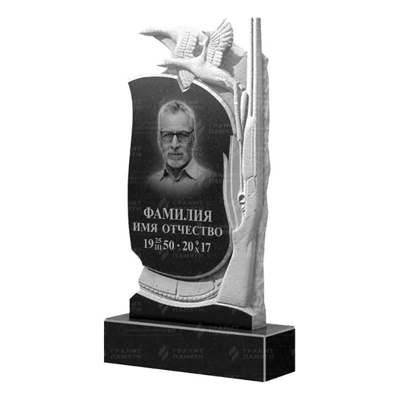 Памятники из гранита резные в Екатеринбурге | Гранитный памятник ФГ-122