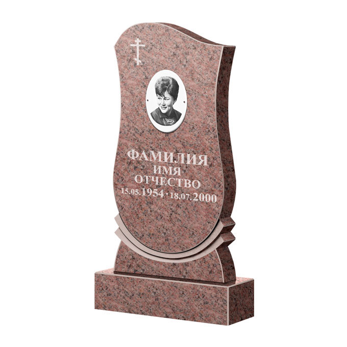 Гранитные памятники в Екатеринбурге | Памятник из гранита Розалия Pink ФГЦ-056