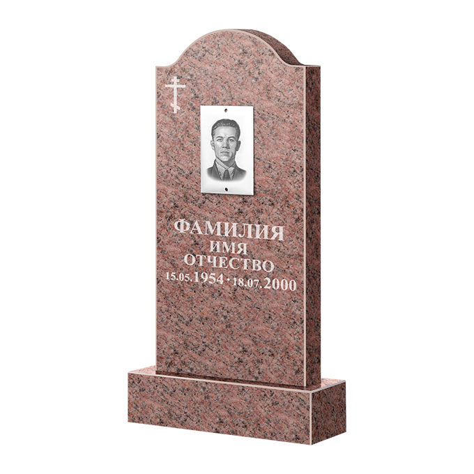 Памятники из цветного гранита в Екатеринбурге | Памятник из гранита Розалия Pink ФГЦ-012