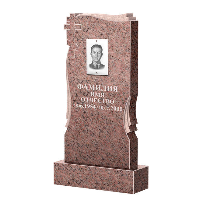Гранитные памятники в Екатеринбурге | Памятник из гранита Розалия Pink ФГЦ-185
