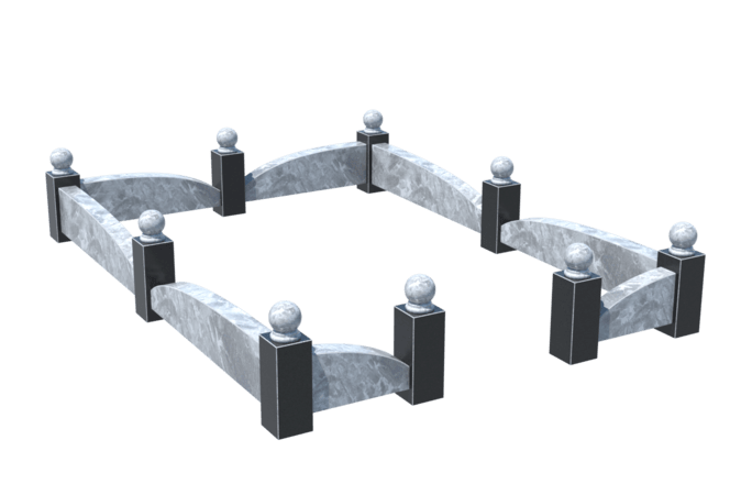 Цоколи на могилу в Екатеринбурге | Цоколь на могилу №0040