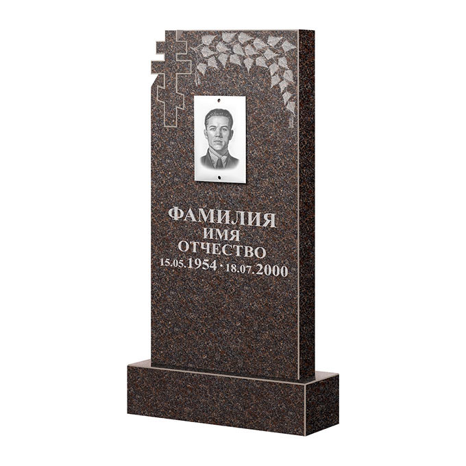 Гранитные памятники в Екатеринбурге | Памятник из гранита Карел Brown ФГЦ-202