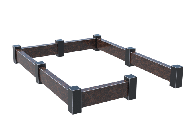 Цоколи на могилу в Екатеринбурге | Цоколь на могилу №0033