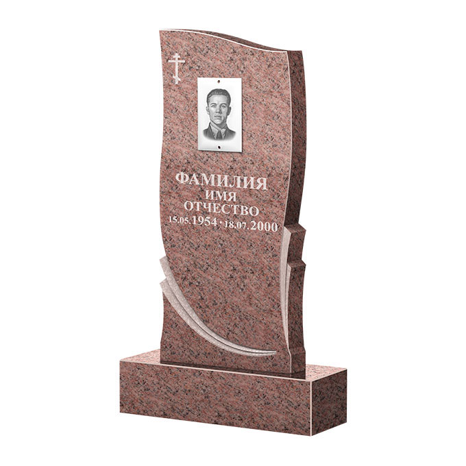 Гранитные памятники в Екатеринбурге | Памятник из гранита Розалия Pink ФГЦ-044