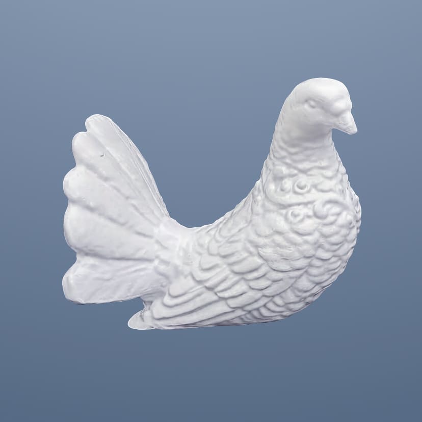 Скульптуры из искусственного мрамора в Екатеринбурге | Голубь право