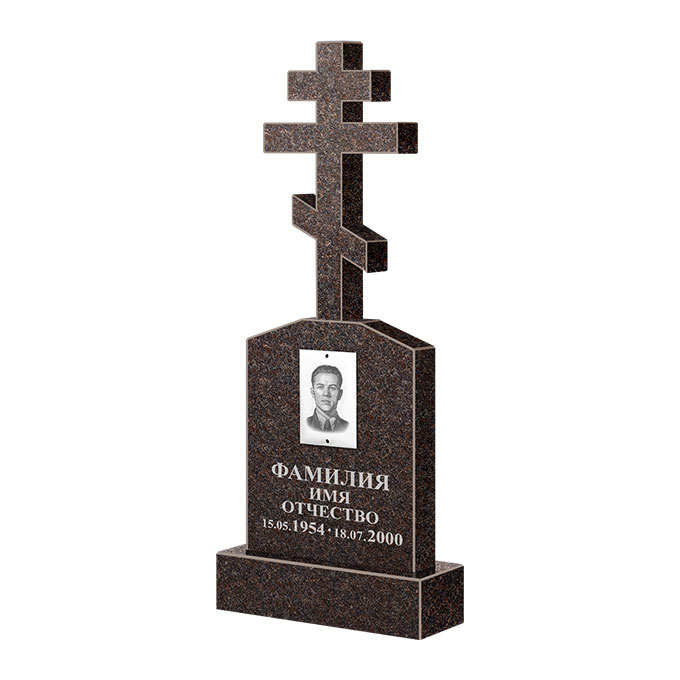 Гранитные памятники в Екатеринбурге | Памятник из гранита Карел Brown ФГЦ-099