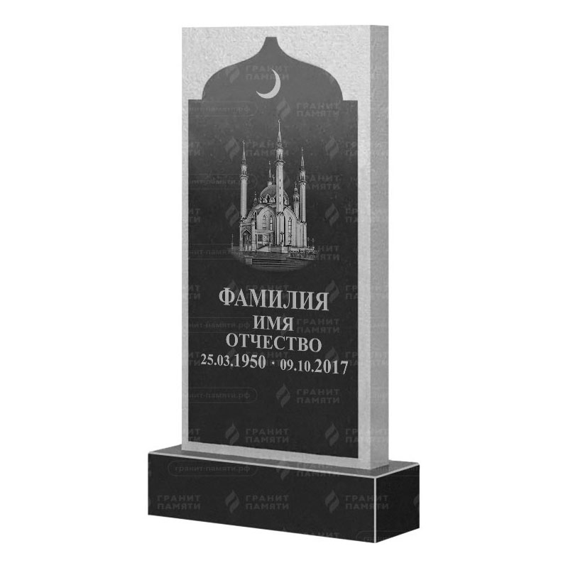 Мусульманские памятники на могилу в Екатеринбурге | Гранитный памятник ФГ-167