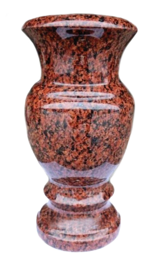 Вазы из камня в Екатеринбурге | Ваза гранитная «Цветная»