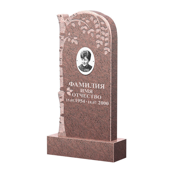 Гранитные памятники в Екатеринбурге | Памятник из гранита Розалия Pink ФГЦ-091