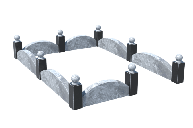 Цоколи на могилу в Екатеринбурге | Цоколь на могилу №0003