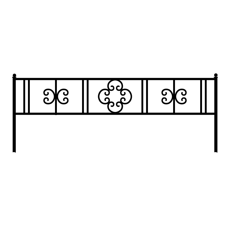 Кованые изделия в Екатеринбурге | Кованая оградка ОГ.006