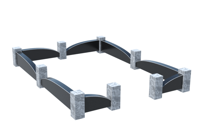 Цоколи на могилу в Екатеринбурге | Цоколь на могилу №0041