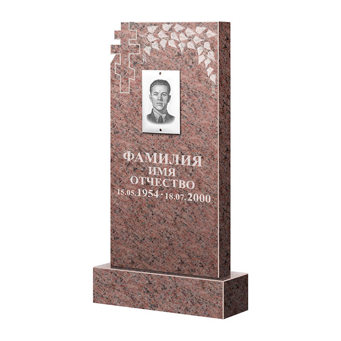 Гранитные памятники в Екатеринбурге | Памятник из гранита Розалия Pink ФГЦ-202