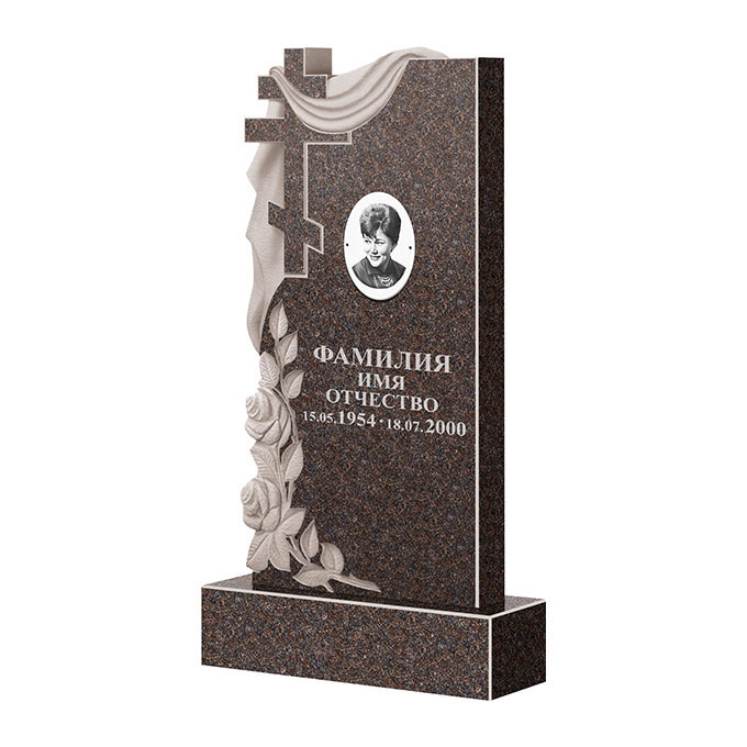 Гранитные памятники в Екатеринбурге | Памятник из гранита Карел Brown ФГЦ-189