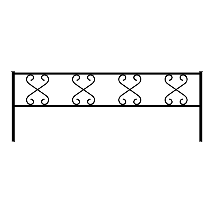 Металлические оградки, столы, скамейки в Екатеринбурге | Оградка №1