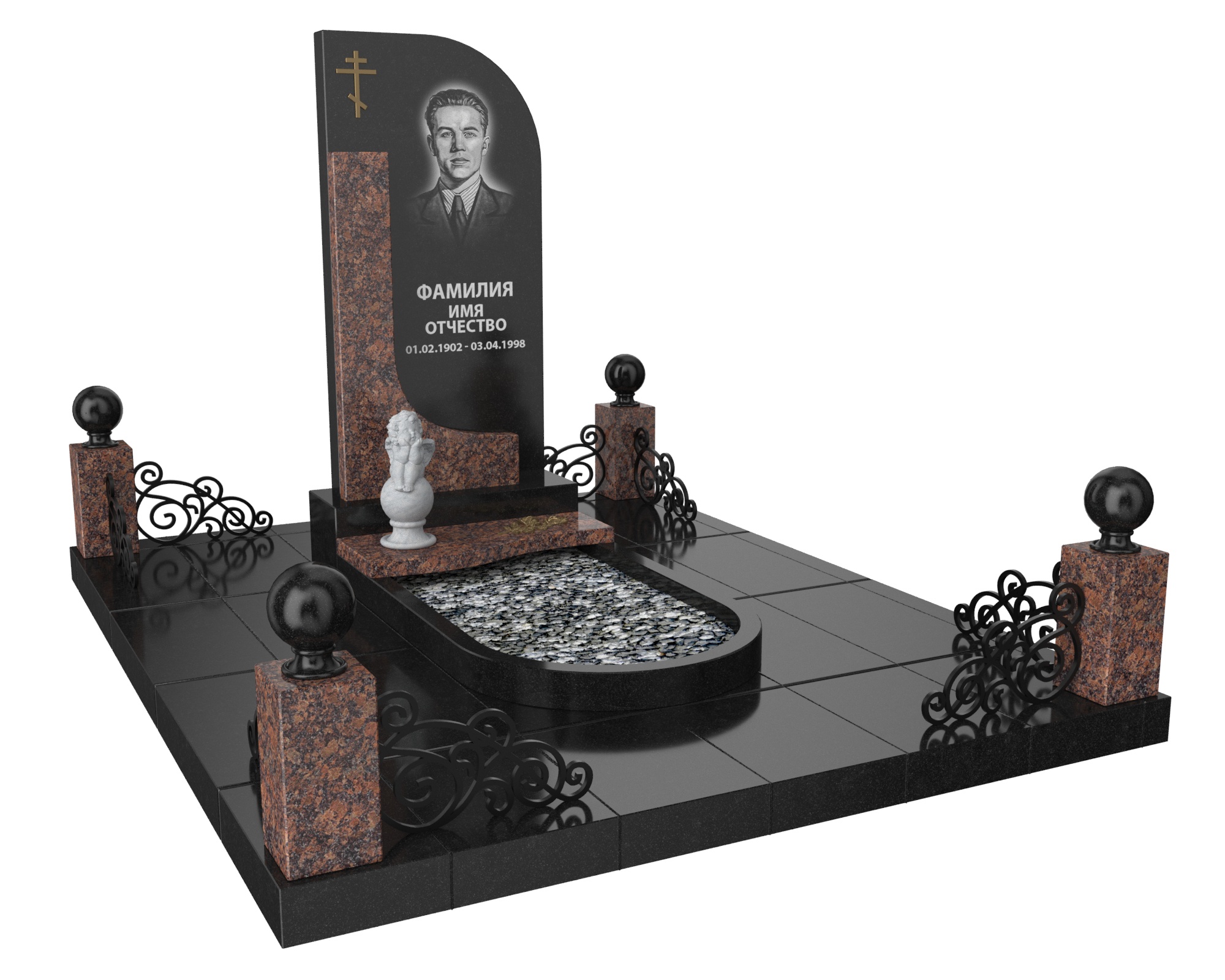 Одинарные мемориальные комплексы в Екатеринбурге | Мемориальный комплекс №24