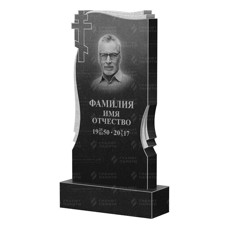 Памятники из гранита вертикальные в Екатеринбурге | Гранитный памятник ФГ-185