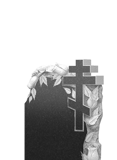 Памятники из гранита с цветами в Екатеринбурге